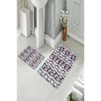 ontheclouds Banyo Halısı Ikili Klozet Takımı Kaymaz Tabanlı, NoColor-117b864e
