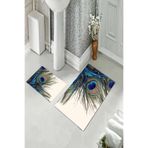 ontheclouds Banyo Halısı Ikili Klozet Takımı Kaymaz Tabanlı, NoColor-1aa9f5dc