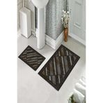 ontheclouds Banyo Halısı Ikili Klozet Takımı Kaymaz Tabanlı, NoColor-29096524