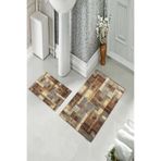 ontheclouds Banyo Halısı Ikili Klozet Takımı Kaymaz Tabanlı, NoColor-39390038