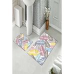 ontheclouds Banyo Halısı Ikili Klozet Takımı Kaymaz Tabanlı, NoColor-69d4ca92