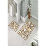 ontheclouds Banyo Halısı Ikili Klozet Takımı Kaymaz Tabanlı, NoColor-828608be