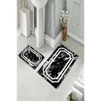 ontheclouds Banyo Halısı Ikili Klozet Takımı Kaymaz Tabanlı, NoColor-8f7264de