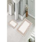 ontheclouds Banyo Halısı Ikili Klozet Takımı Kaymaz Tabanlı, NoColor-c4c4adb3
