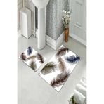 ontheclouds Banyo Halısı Ikili Klozet Takımı Kaymaz Tabanlı, NoColor-dd4cc0a8