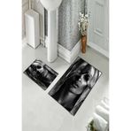 ontheclouds Banyo Halısı Ikili Klozet Takımı Kaymaz Tabanlı, NoColor-dfee8946