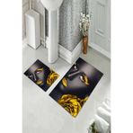 ontheclouds Banyo Halısı Ikili Klozet Takımı Kaymaz Tabanlı, NoColor-f22409b0