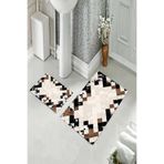 ontheclouds Banyo Halısı Ikili Klozet Takımı Kaymaz Tabanlı, NoColor-f36c4254