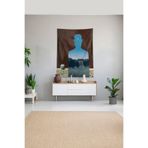 Ontheclouds Çok Renkli Içindeki Boşluk Leke Tutmaz Kadife Kumaş Duvar Örtüsü Duvar Halısı Tapestry, 70 x 100