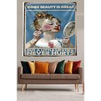 Ontheclouds Doğal Güzellik Sevenlere Leke Tutmaz Kumaş Duvar Örtüsü Duvar Halısı Tapestry, 140 x 140