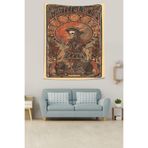 Ontheclouds Grateful Dead Leke Tutmaz Kumaş Duvar Örtüsü Duvar Halısı Tapestry, 35 x 50