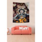 Ontheclouds I Was Born To Da This Yazılı Leke Tutmaz Kumaş Duvar Örtüsü Duvar Halısı Tapestry, 100 x 140
