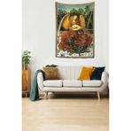 Ontheclouds Kanatlı Melek Mitoloji Yıkanabilir Leke Tutmaz Kumaş Duvar Örtüsü Duvar Halısı Tapestry, 35 x 50
