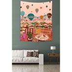 Ontheclouds Kapadokya Leke Tutmaz Kumaş Duvar Örtüsü Duvar Halısı Tapestry, 70 x 100