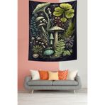 Ontheclouds Ormandaki Mantar Ve Sihirli Bitkiler Leke Tutmaz Kumaş Duvar Örtüsü Duvar Halısı Tapestry, 140 x 230