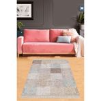 Ontheclouds Patchwork Mandala Desenli Yıkanabilir Kaymaz Taban Leke Tutmaz Modern Salon Halısı Ve Yolluk, 160 x 300
