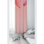 ontheclouds Pembe Balon Desenli Dijital Baskı Fon Perdesi, 140 x 240, FONPRD16, yavruağzı