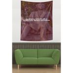Ontheclouds Tanıdığım Insanlarla Tanışmaya Devam Ediyorum Yazılı Leke Tutmaz Kumaş Örtüsü Duvar Halısı Tapestry, 140 x 140