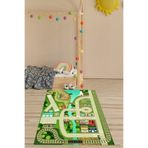 Ontheclouds Trafik Oyun Halısı Yol Desenli Arabalı Dijital Baskı Yıkanabilir Kaymaz Taban Çocuk Odası Halısı, 180 x 300