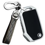 ontto 4 düğmeler TPU Araba anahtarlık kapak Fit KIA Sportage R GT Stinger GT Sorento Ceed CD Cerato Forte 2018 2019 Flip Key Case Kabuk anahtarlık anahtarlık Koruyucu Aksesuarları Siyah B