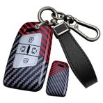 ontto 4 düğmeli Araba Anahtarı Kapağı VW Alltrack Arteon Atlas Beetle Golf Jetta Passat Polo Routan Taos Tiguan Touareg Akıllı Anahtar Tutucu kılıf Kabuk anahtarlık çantası anahtarlık Aksesuarları