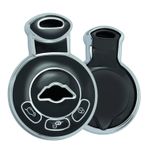 ontto Akıllı anahtar kılıfı, BMW Mini Cooper R56 Clubman Countryman Paceman R57 R58 Cabrio R60 R61 için uygun, 3 tuşlu TPU araba anahtarı kılıfı, anahtar koruması, anahtar kutusu, aksesuar, siyah