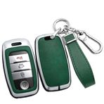 ontto Alaşım Araba Anahtarı Kılıfı Kia Sportage Cerato Optima K2 K3 K4 K5 Rio Picanto K2 Soul Sorento Kayak Sedona Akıllı Deri Anahtar Kılıfı Kabuk Anahtar Tutucu Anahtarlık Aksesuarları