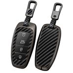 ontto Alaşım Araba Anahtarlık Kapağı Fit Hyundai Sonata Hibrid Nexo DN8 Tucson NX4 Yeni Grand Santa Fe Atos Solaris Prime Akıllı Anahtar durumda Kabuk Tutucu Çanta Anahtarlık Anahtarlık Aksesuarları
