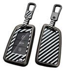 ontto Alaşım Araba Anahtarlık Kapağı VW Polo Golf 7 VII GTI GTD GTE R 3 Düğmeler Flip Uzaktan Anahtar kılıfı Anahtarlık Anahtar Kabuk Tutucu Çanta Anahtarlık Koruyucu Aksesuarlar Beyaz A