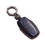 ontto Alaşım Araba Anahtarlık Kapak Fit Haval H6 H7 H9 H4 Hover H2S F5 F7 F7X F7H Dargo Jolion GMW akıllı deri Anahtar durumda anahtarlık Anahtar Kabuk tutucu çanta keychian, A-Mavi, 4 buttons