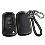 ontto Alaşım araba anahtarlık kapak Fit Hyundai I20 I30 Elantra Azera Veracruz Veloster Kia Rio K7 K5 Sportage Sorento Flip deri anahtar kılıfı kabuk anahtarlık anahtarlık anahtarlık aksesuarları