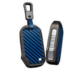 ontto Alaşım Araba Anahtarlık Kapak Fit KIA Sportage R GT Stinger GT Sorento Ceed CD Cerato Forte 2018 2019 Flip Key case anahtarlık Akıllı Anahtar Kabuk tutucu anahtarlık koruyucu aksesuarları Mavi A