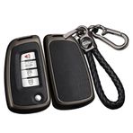 ontto Alaşım araba anahtarlık kapak Fit Nissan Qashqai J11 X-Trail Juke A32 Sylphy güneşli anahtarı Cefiro NV200 Mart Flip deri anahtar kılıfı kabuk anahtarlık anahtarlık anahtarlık aksesuarları siyah