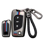 ontto Anahtar kılıfı araba anahtarı kılıfı Toyota Auris Corolla Aygo Yaris Highlander Camry RAV4 metal silikon katlanır anahtar koruyucu kılıf anahtarlık araba aksesuarı 3 tuşlu siyah