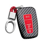 ontto Araba Akıllı Anahtarlık Kapak kılıf Toyota CHR C-HR Prius Camry Corolla Prado Izoa Levin Avalon 2016 2017 2018 için Fit Plastik Anahtar Kılıfı Kabuk Anahtarlık Anahtarlık Koruyucu Aksesuarlar 3