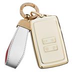 ontto Araba anahtarı kılıfı Cover Renault Clio Austral Megane Koleos Kadjar Talisman Captur Espace Dacia Duster 4 tuşlu anahtar kılıfı TPU anahtar kılıfı aksesuar J bej anahtarlık