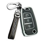ontto Araba anahtarı kılıfı Hyundai I30 Accent I30n Tucson Ix35 Solaris Elantra Kona Celesta Sonata Tucson için uygun anahtar kılıfı araba anahtar kutusu anahtar kutusu uzaktan kumanda aksesuar-B