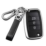 ontto Araba anahtarı kılıfı Kia K2 Rio Sorento Cerato Forte Picanto Stonic NIRO Morning Picanto Elantra Verna Sportage anahtar kılıfı anahtarlık anahtar kılıfı aksesuar gümüş siyah