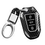 ontto Araba anahtarı kılıfı Peugeot 508 2008 3008 4008 5008 Citroen C4 C3-XR Picasso DS3 için uygun Opel Mokka Corsa ABS koruyucu kılıf anahtar kılıfı anahtarlık anahtar kılıfı aksesuar A siyah