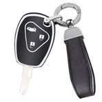 ontto Araba anahtarı kılıfı Renault Kangoo Dacia Scenic Megane Sandero Captur Twingo modu için uygun koruyucu kılıf TPU anahtar kılıfı anahtarlık anahtar kılıfı kapak aksesuar 3 tuşlu siyah
