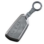 ontto Araba anahtarı kılıfı VW Golf 8 MK8 ID3 ID4 Cupra Skoda Octavia A8 Seat Leon MK4 Formentor Tarraco uzaktan alaşım deri anahtarlık kabuk anahtarlık aksesuarları 3 düğme-yuvarlak anahtarlık