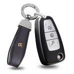 ontto Araba Anahtarlık Kılıfı Ford C-Max Focus Galaxy Grand C-Max Mondeo S-Max Transit Connect Katlanır Anahtar Kılıfı Akıllı Anahtar Kabuk Tutucu Çanta Anahtarlık Koruyucu Aksesuarlar Gümüş