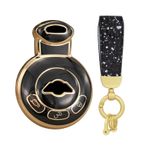 ontto Bling Araba Anahtarı Kılıfı Gövde Anahtar Kılıfı Anahtarlık TPU Koruyucu Kılıf BMW Mini Cooper Clubman Countryman R55 R56 R57 R58 R59 R60 için Uygundur Anahtar Kılıfı Araba Aksesuarı-A Siyah