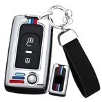 ontto Çinko alaşım Araba anahtarlık kapak Fit Citroen C2 C3 C4 C5 C6 C8 Peugeot 107 207 307 307S 308 407 607 2/3 düğmeler Akıllı Anahtar durumda Anahtar Kabuk Anahtar Tutucu anahtarlık aksesuarları, 2