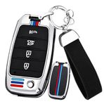 ontto Çinko alaşım Araba anahtarlık kapak Fit Kia K3 K4 K5 Rio Ceed Soul Sportage Carens Picanto Optima Stonic anahtarlık Katlanır Anahtar Kılıf Kabuk Tutucu çanta anahtarlık Aksesuarları 4 düğme
