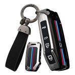 ontto Çinko alaşım Araba anahtarlık kapak kılıf Fit Kia Ceed CD Sportage GT Sorento 4 Stinger R K5 NIRO Soul Forte Optima Seltos Rio anahtarlık Anahtar Kabuk Tutucu anahtarlık Aksesuarları 5 düğme D