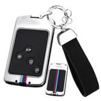 ontto Çinko alaşım Araba anahtarlık kapak kılıf Fit Renault Clio Scenic Megane Duster Sandero Captur Twingo koleos anahtarlık Anahtar Kabuk Tutucu çanta anahtarlık koruyucu Aksesuarları Gümüş B