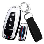 ontto Çinko alaşım Araba anahtarlık kapak kılıf Suzuki Sport Swift Vitara Grand Vitara II SX4 Baleno Kizashi Jimny Ignis anahtarlık Silikon Anahtar Kabuk Tutucu çanta anahtarlık Aksesuarları Gümüş A