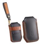 ontto Deri araba anahtarı kılıfı anahtar kılıfı anahtar çantası koruyucu kılıf anahtarlık Kia Telluride Stinger Soul Sportage Forte K5 Seltos Sorento KX5 Ceed aksesuarı 5 tuşlu siyah