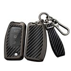 ontto Ford Focus 2 MK2 Fiesta Mondeo Galaxy Falcon Territory Ecosport Kuga Escape B-Max C-Max Flip Anahtar kılıfı Anahtarlık Akıllı Anahtar Kabuk Tutucu Anahtarlık Aksesuarları Siyah B